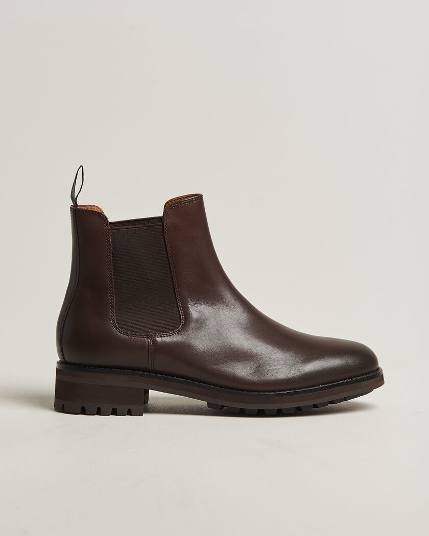 Polo Ralph Lauren Bryson Calf Chelsea Boots Polo Brown – Brun
