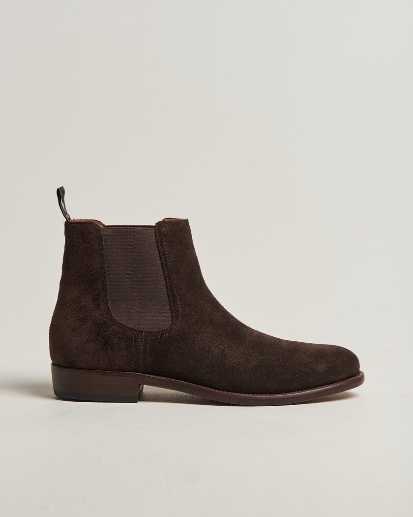 Polo Ralph Lauren Owen Suede Chelsea Boots Dark Chocolate – Brun