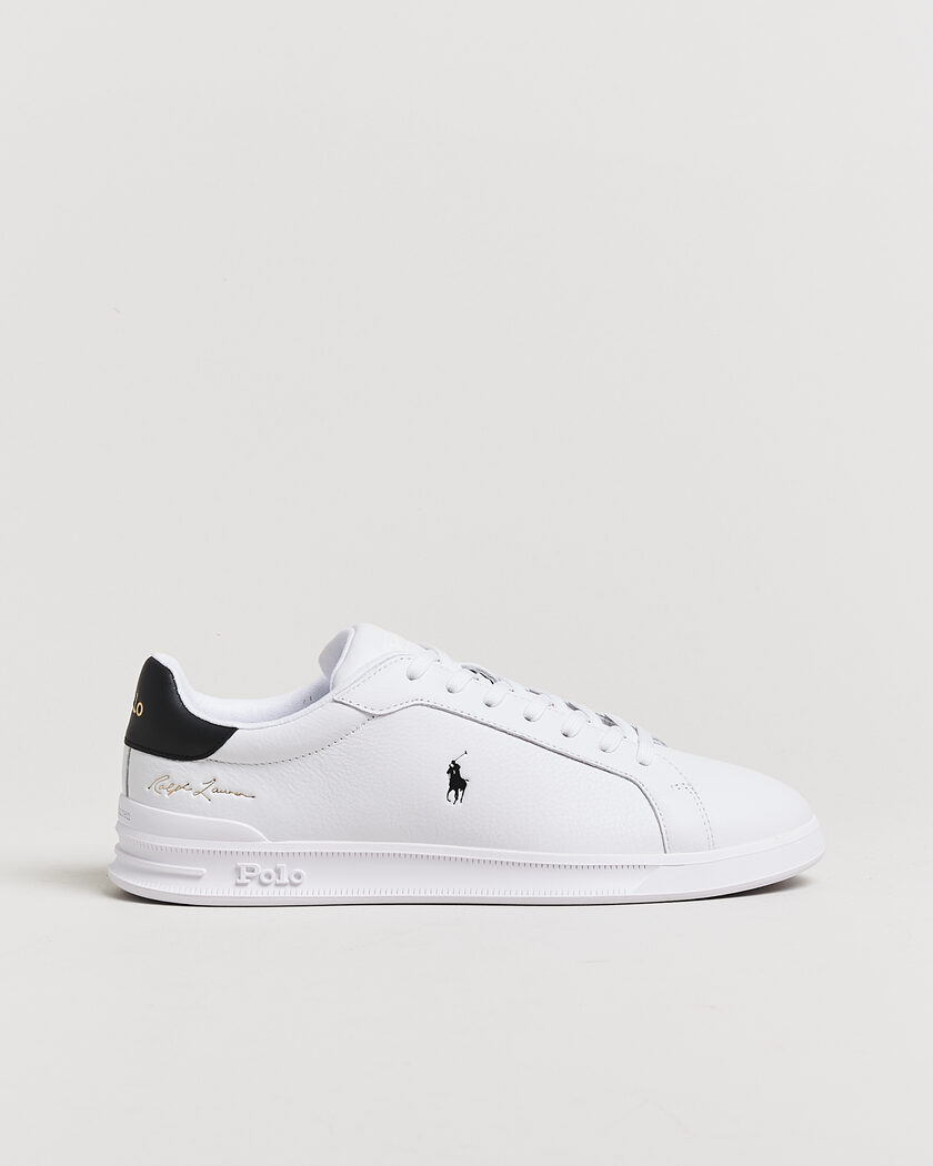 Polo Ralph Lauren Heritage Court SIG Sneakers White/Black – Hvid
