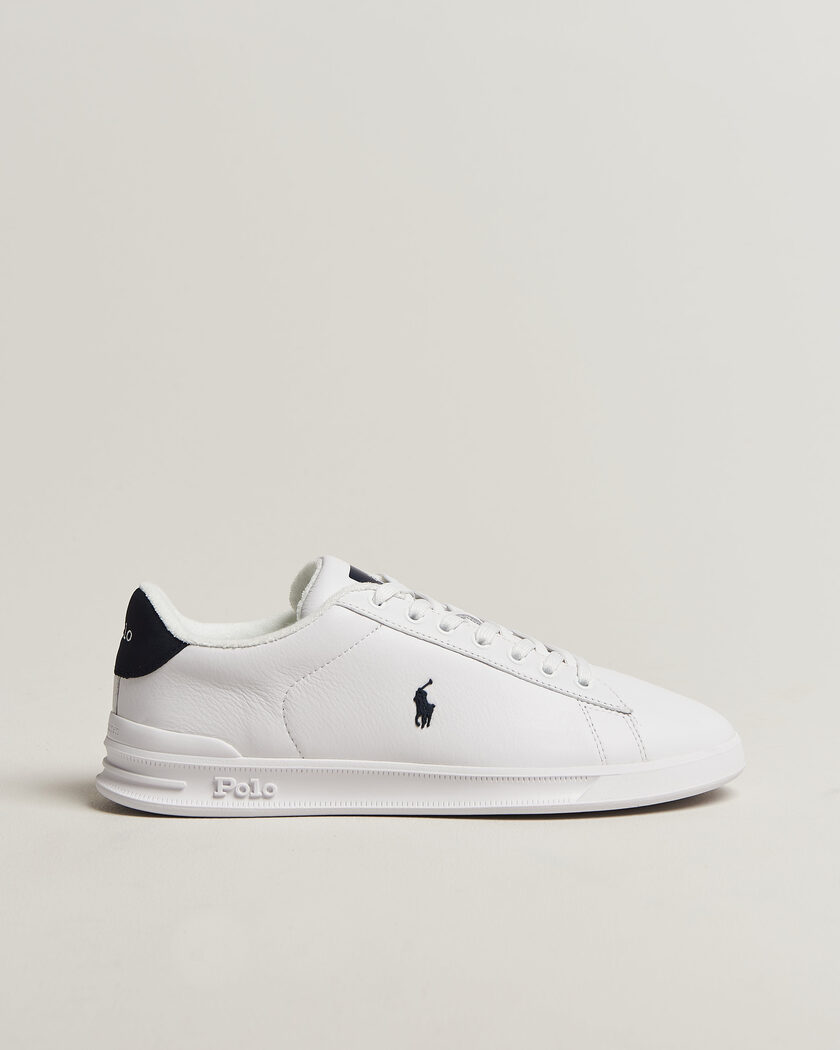 Polo Ralph Lauren Heritage Court III Sneakers White/Navy – Hvid