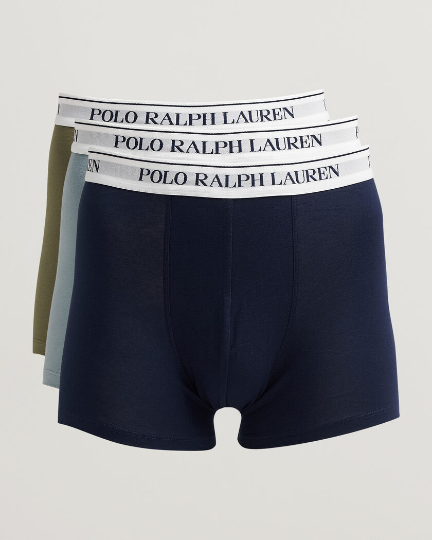  Polo Ralph Lauren 3-Pack Trunks Navy/Blue/White – Flerfarvet