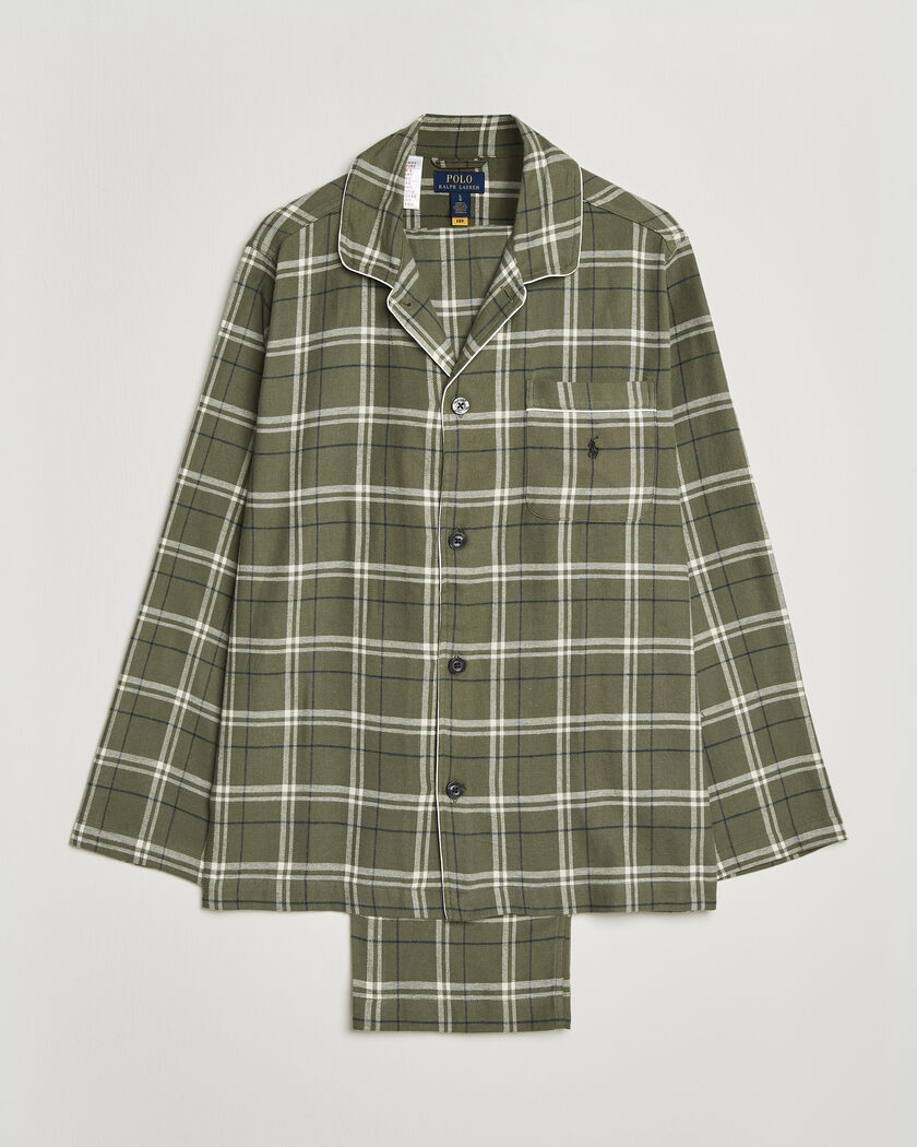 Polo Ralph Lauren Pyjamas Set Olive/Navy – Flerfarvet