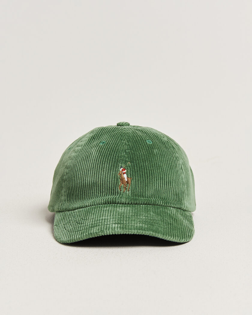 Polo Ralph Lauren Corduroy Cap Meadow Green – Grøn