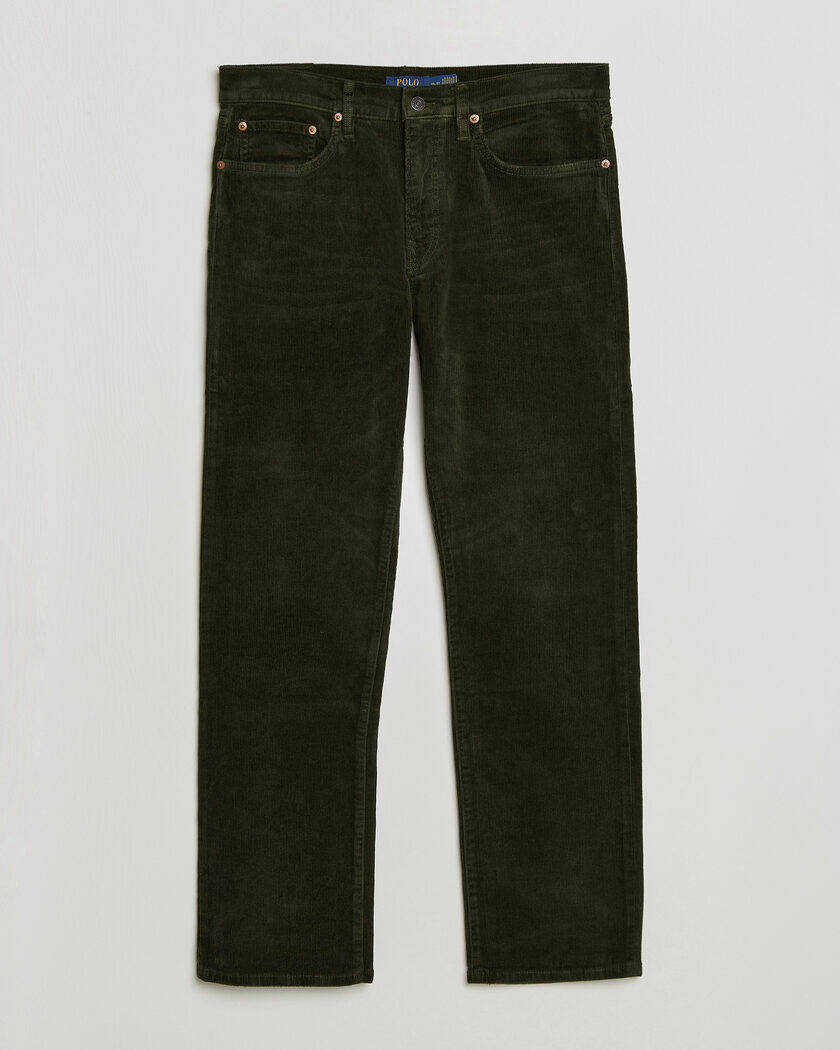 Polo Ralph Lauren Stretch Corduroy Straight Fit Pants Estate Olive – Grøn