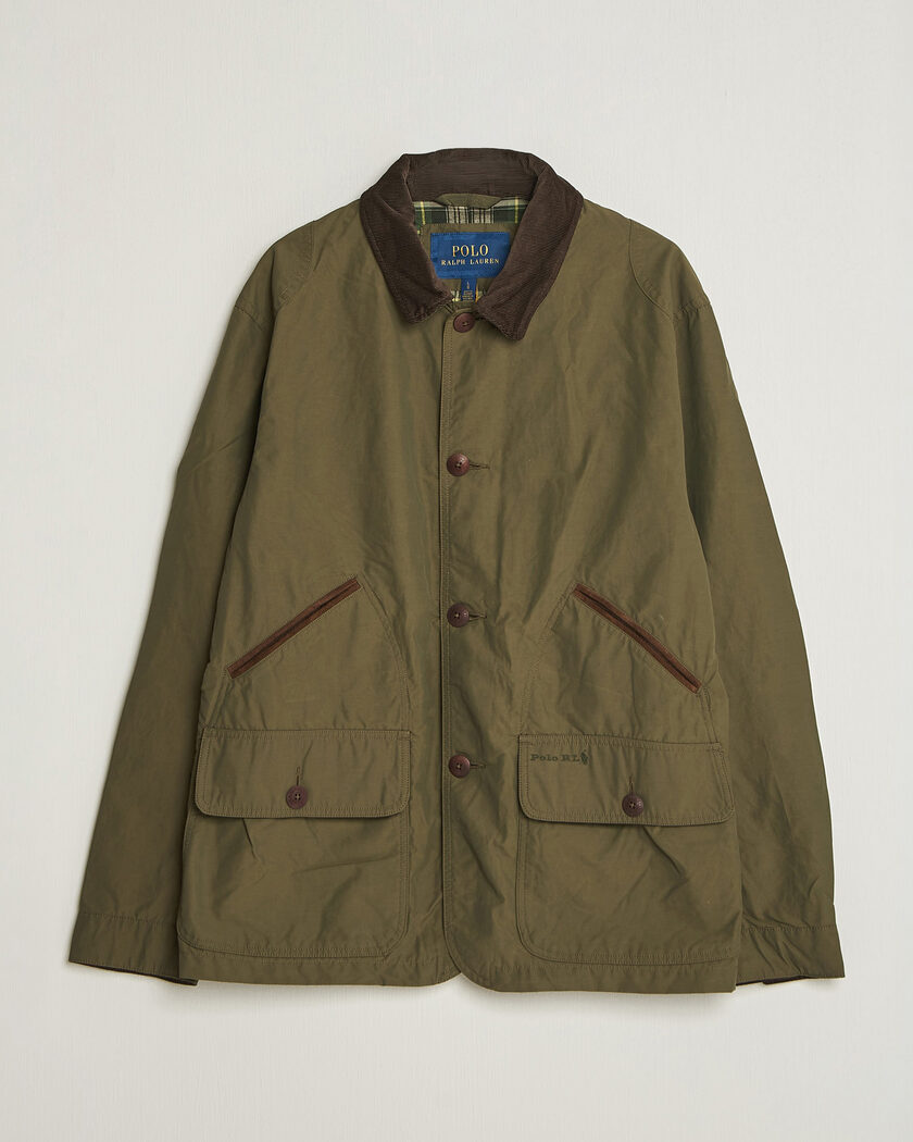 Polo Ralph Lauren Cotton Nylon Field Jacket Canopy Olive – Grøn