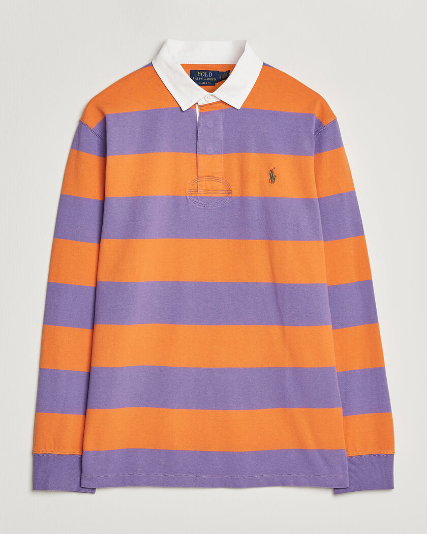 Polo Ralph Lauren Striped Jersey Rugger Purple/Orange – Flerfarvet