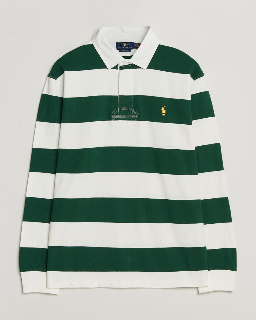 Polo Ralph Lauren Striped Jersey Rugger Cream/Forest – Flerfarvet