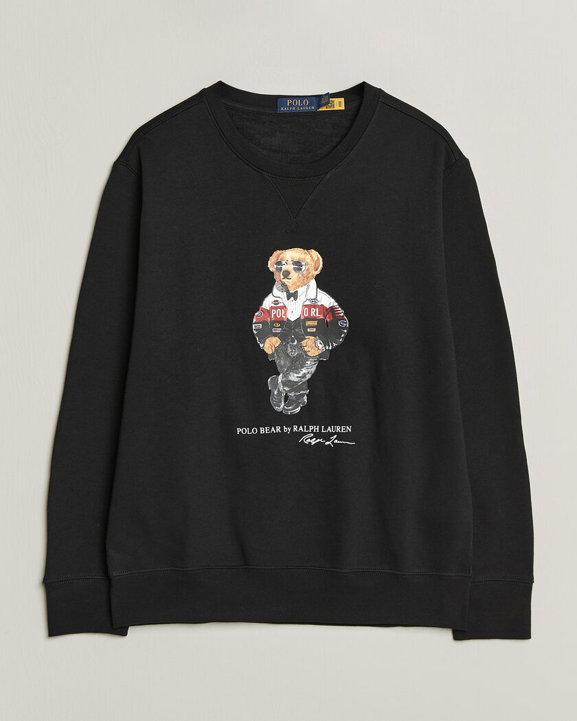 Polo Ralph Lauren Fleece Bear Sweatshirt Polo Black – Sort