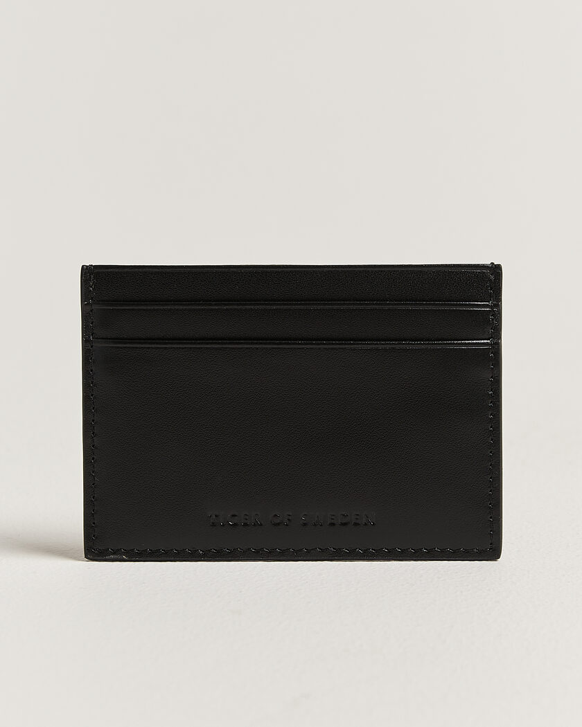 Tiger of Sweden Wake Leather Card Holder Black – Sort