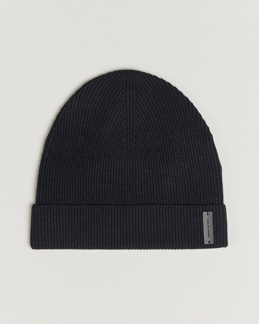 Tiger of Sweden Caldu Wool Beanie Black – Sort