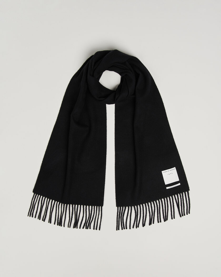 Tiger of Sweden Sylan Wool Scarf Black – Sort