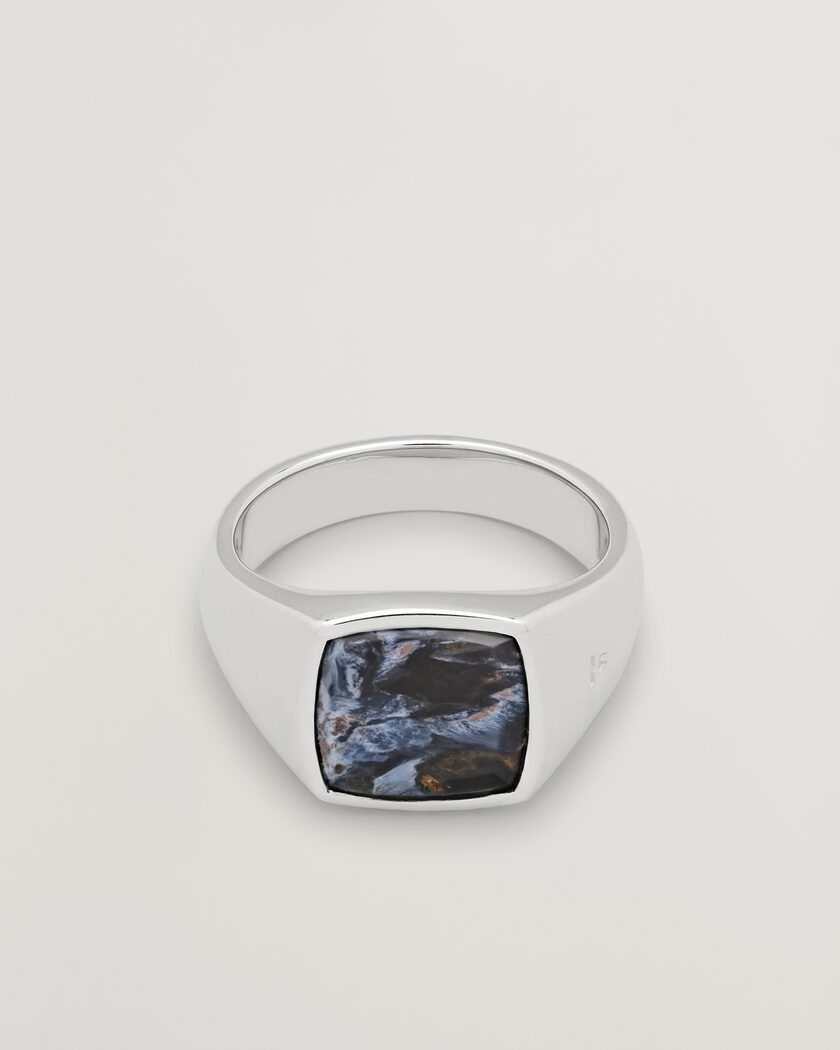 Tom Wood Key Pietersite Ring Silver – Sølv