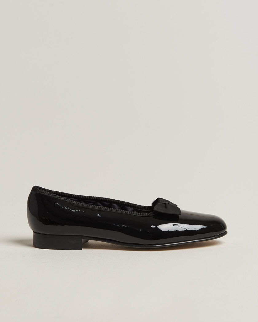 Bowhill & Elliott Patent Opera Pump Black – Sort