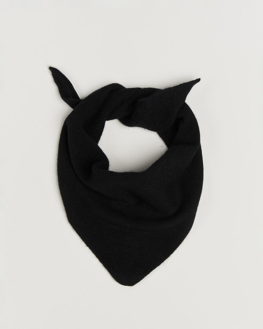 Le Bonnet Lambswool/Caregora Bandana Onyx – Sort
