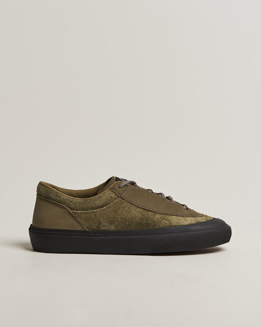 Stone Island Low Top Suede Sneaker Military Green – Grøn