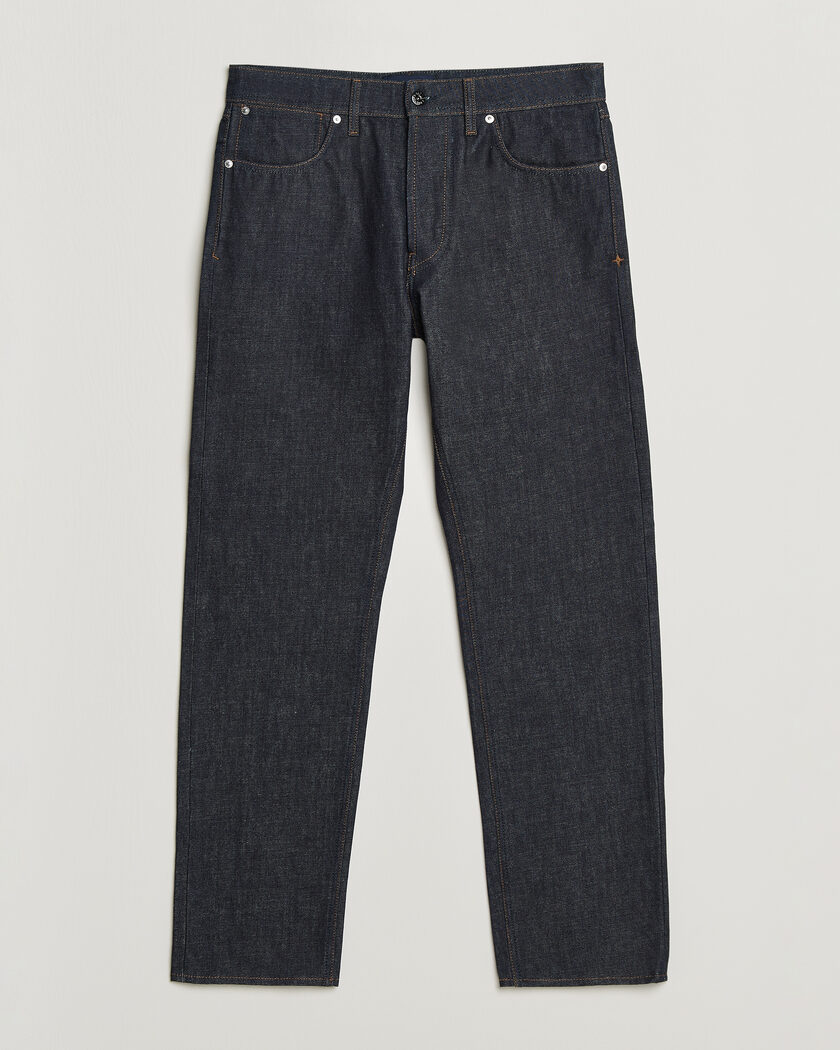 Stone Island Regular Straight Fit Indigo Jeans Blue Raw – Blå