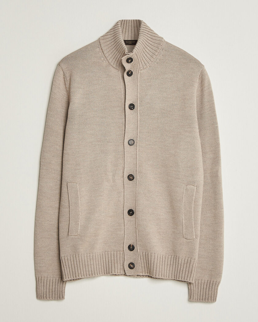 Zanone Virgin Merino Wool Chioto Beige – Beige