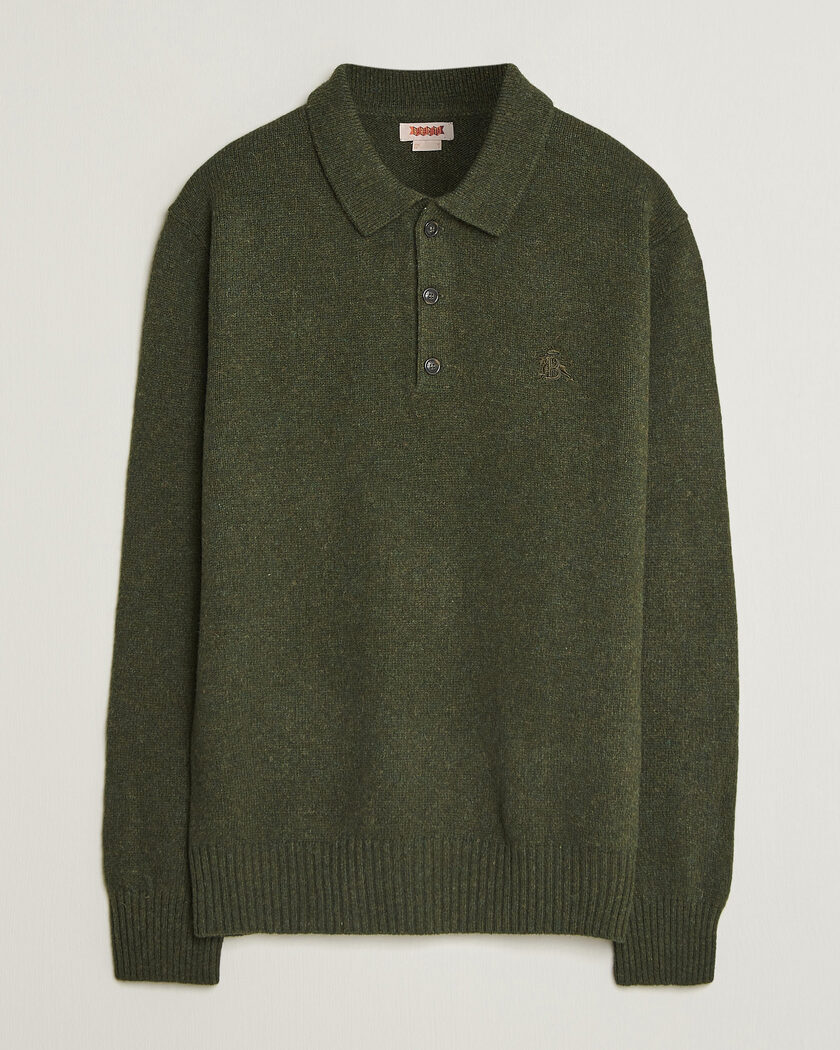 Baracuta Shetland Polo Beech – Grøn