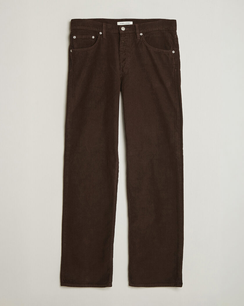 Sunflower Loose Corduroy Pants Brown – Brun