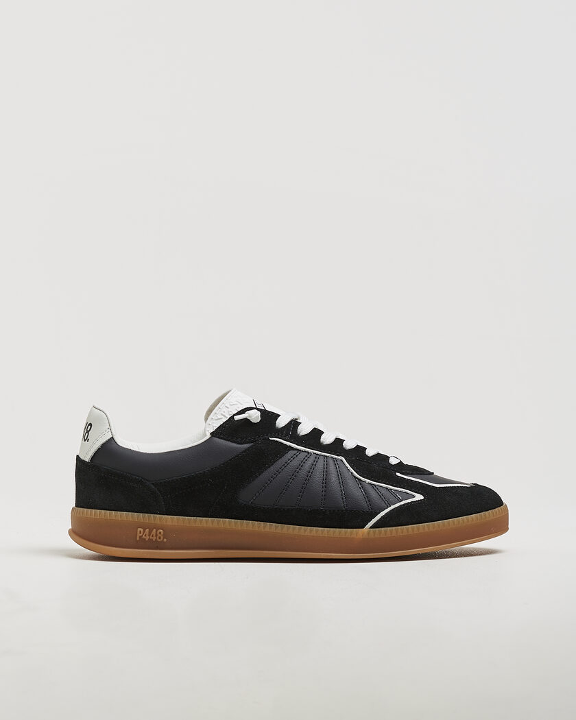 P448 Marte Leather/Suede Sneaker Black – Sort