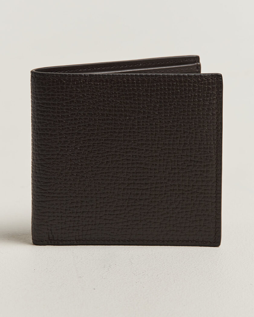 Smythson Ludlow 8 Card Wallet Dark Brown – Brun