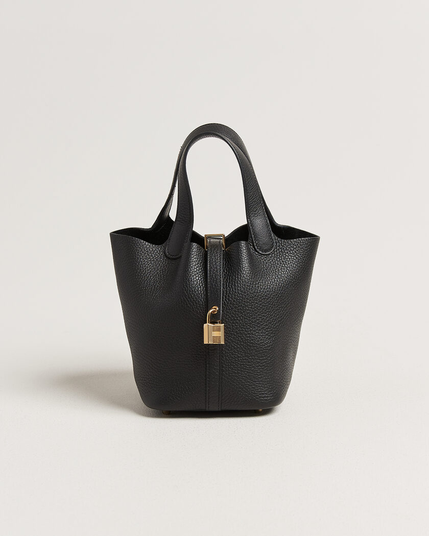 Hermès Pre-Owned Picotin Lock 18 Black – Sort