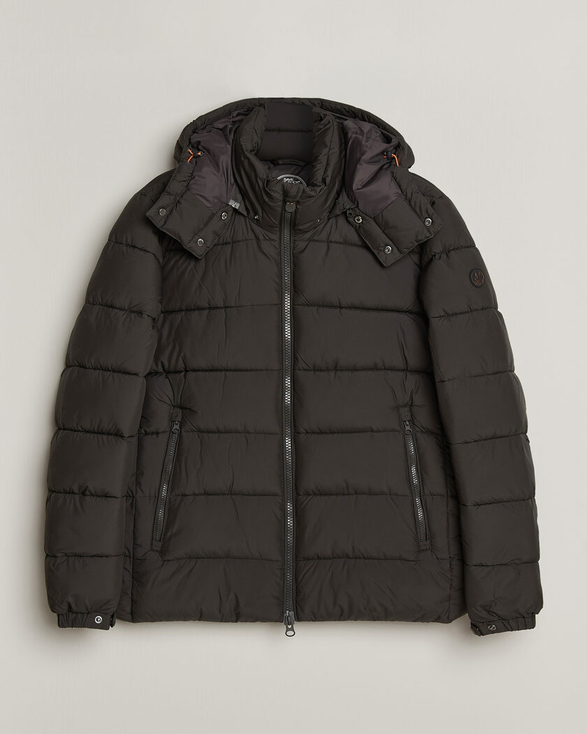 Save The Duck Boris Matt Padded Puffer Brown Black – Sort