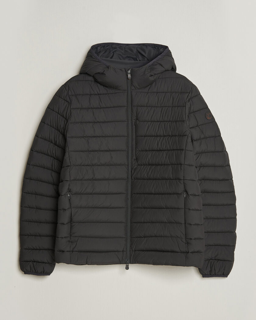 Save The Duck Juncus Matt Lightweight Hood Jacket Black – Sort