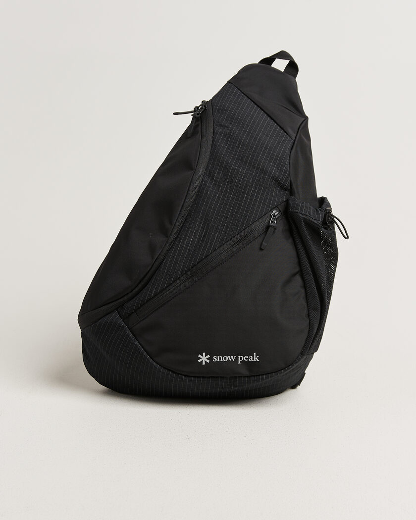 Snow Peak Grid Sling Bag Black – Sort