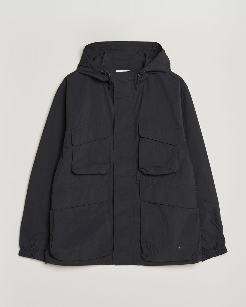 Snow Peak Nylon Double Rip Jacket Black – Sort