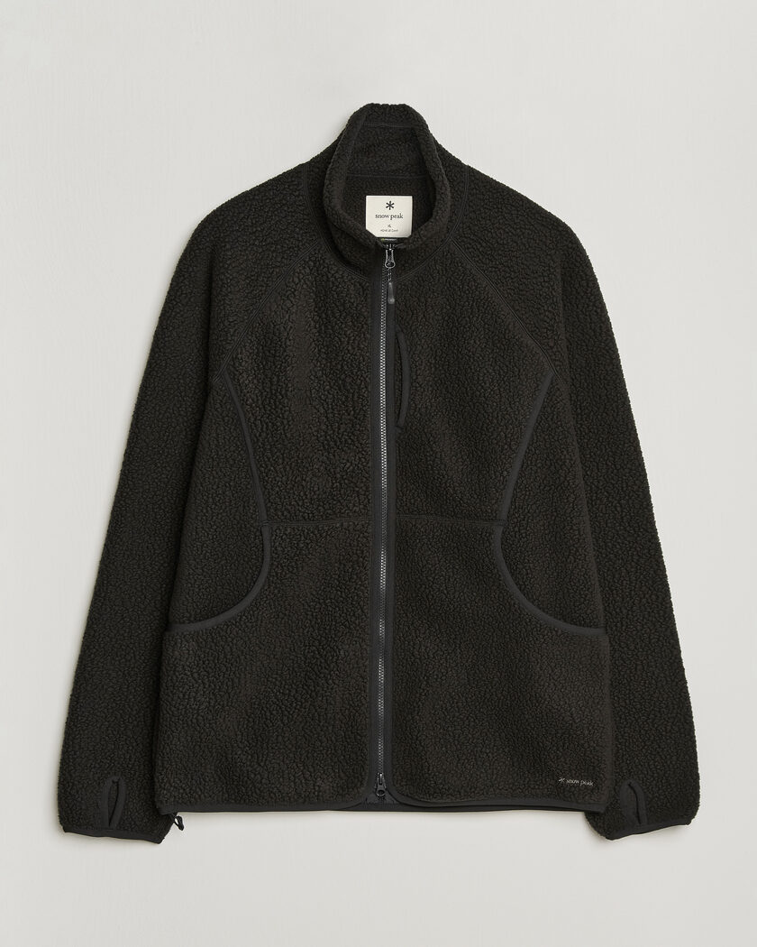 Snow Peak Thermal Boa Fleece Jacket Black – Sort