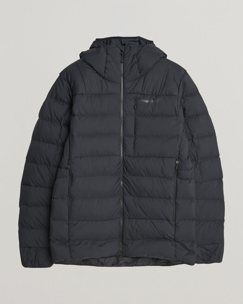 Norrøna Femund Down 700 Zip Hood Caviar Black – Sort