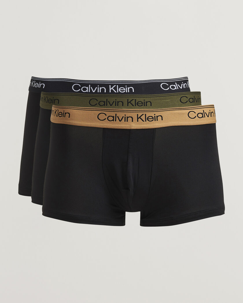 Calvin Klein 3-Pack Micro Stretch Trunk Black – Sort