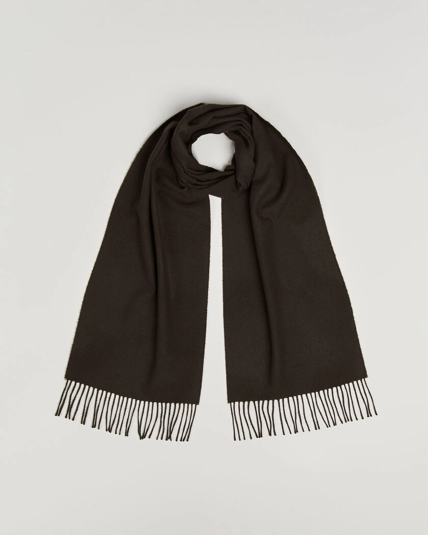Gant Wool Scarf Shadow Brown – Brun