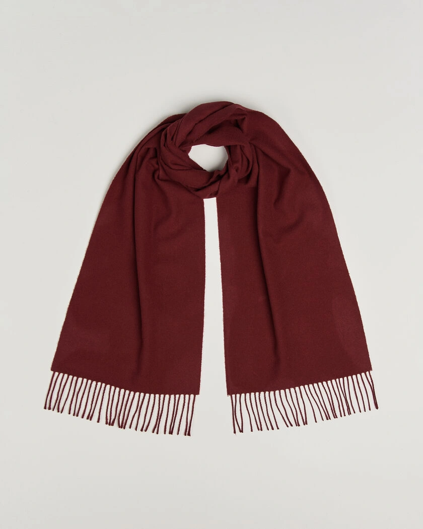Gant Wool Scarf Deep Grape Wine – Rød