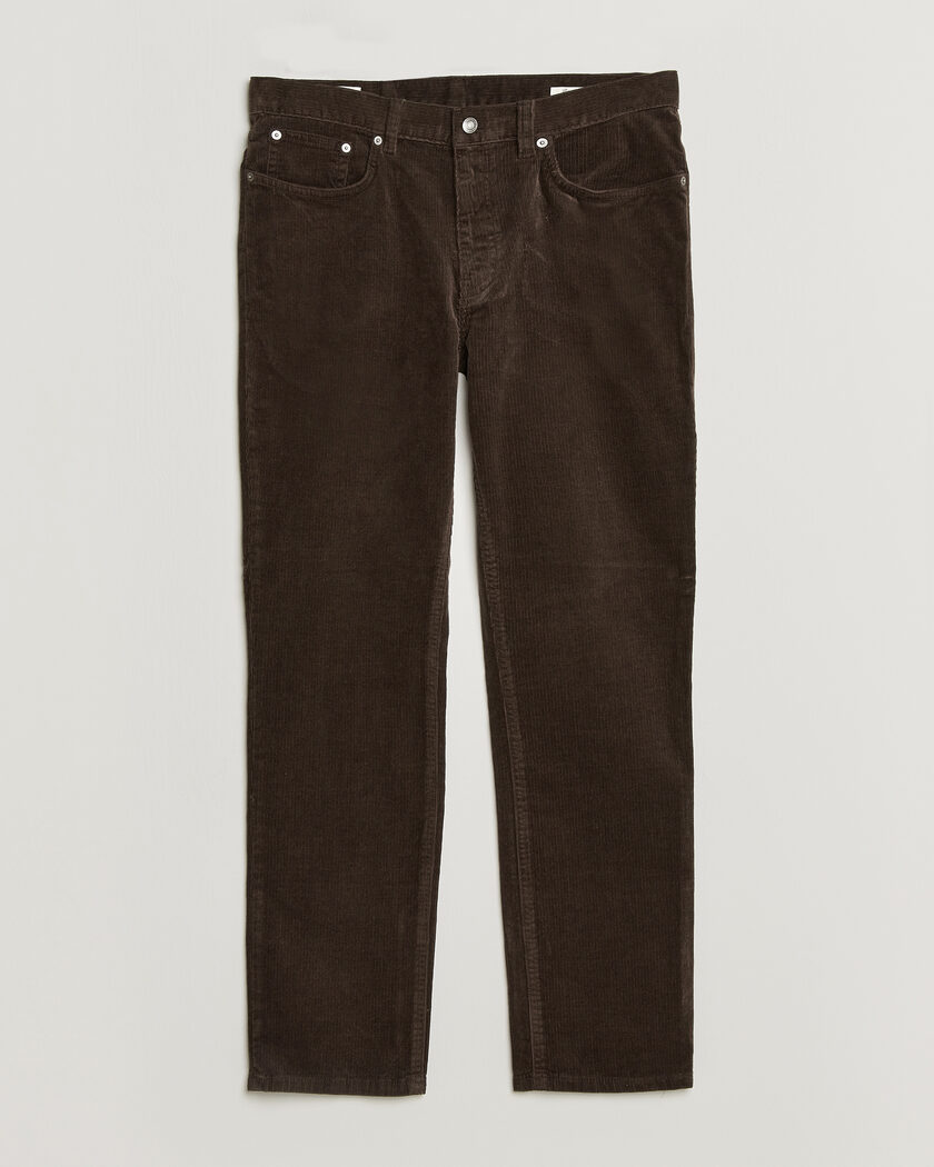 Gant Regular Fit Corduroy 5-Pocket Pants Black Brown – Brun