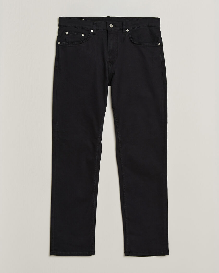 Gant Regular Fit Moleskin 5-Pocket Pants Black – Sort