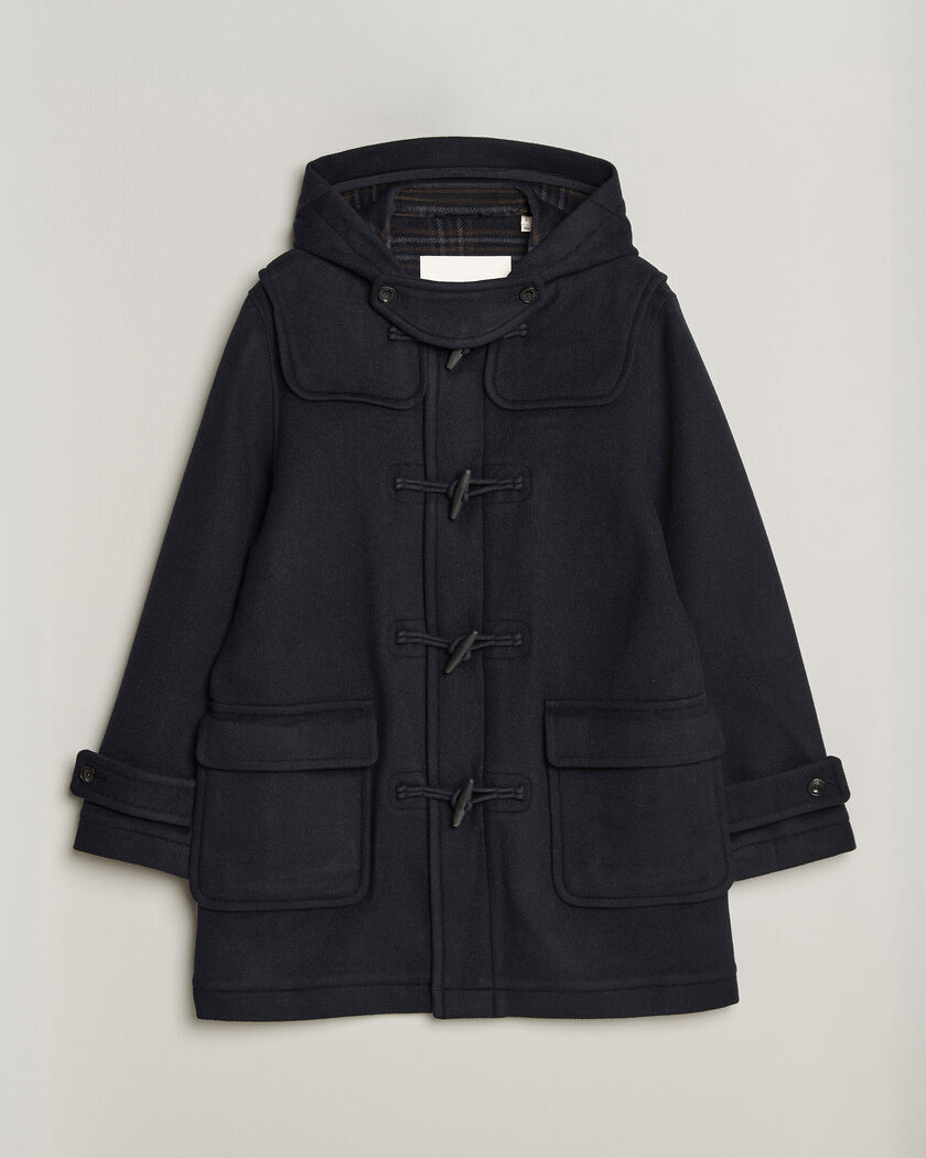 Gant Classic Wool Duffle Coat Evening Blue – Blå