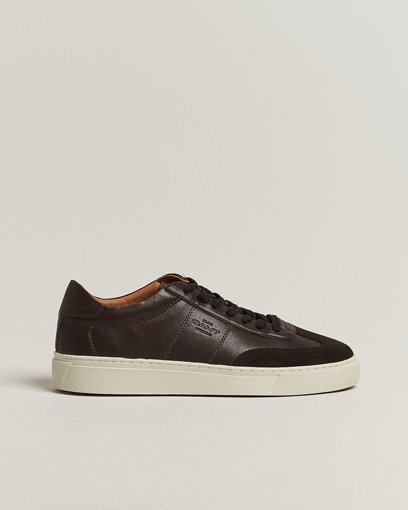 Gant Mc Julien Leather/Suede Sneaker Dark Brown – Brun