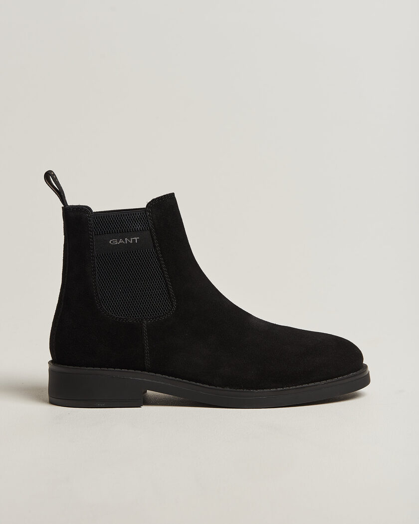 Gant Prepdale Suede Chelsea Boot Black – Sort