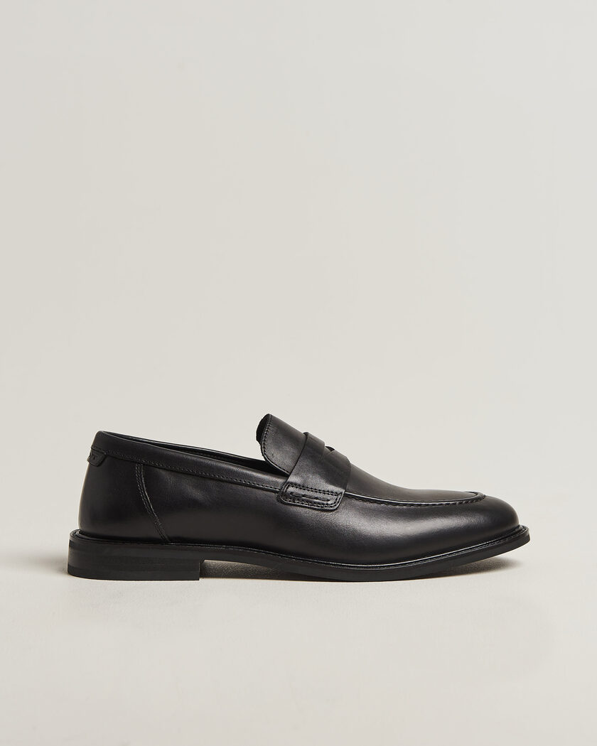 Gant Lozham Leather Loafer Black – Sort