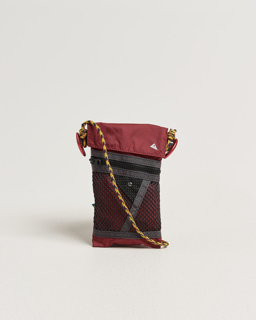 Klättermusen Algir Lanyard Pocket Bag Burnt Russet – Rød