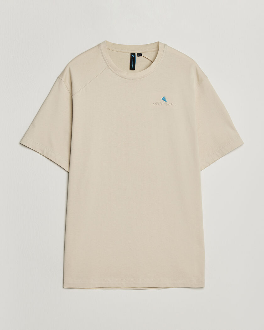 Klättermusen Root Logo T-Shirt Clay – Hvid