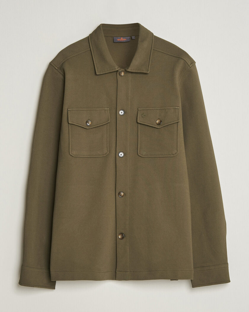 Morris Andrew Jersey Overshirt Olive – Grøn