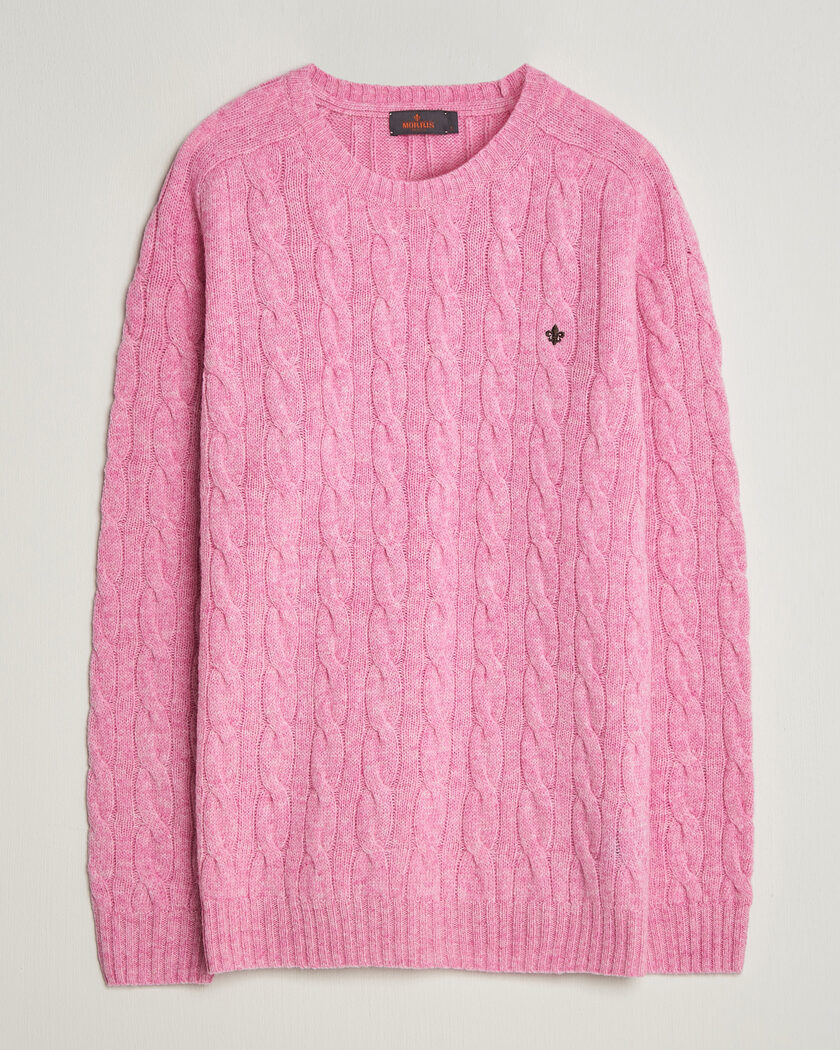 Morris Archard Cable Sweater Pink – Pink