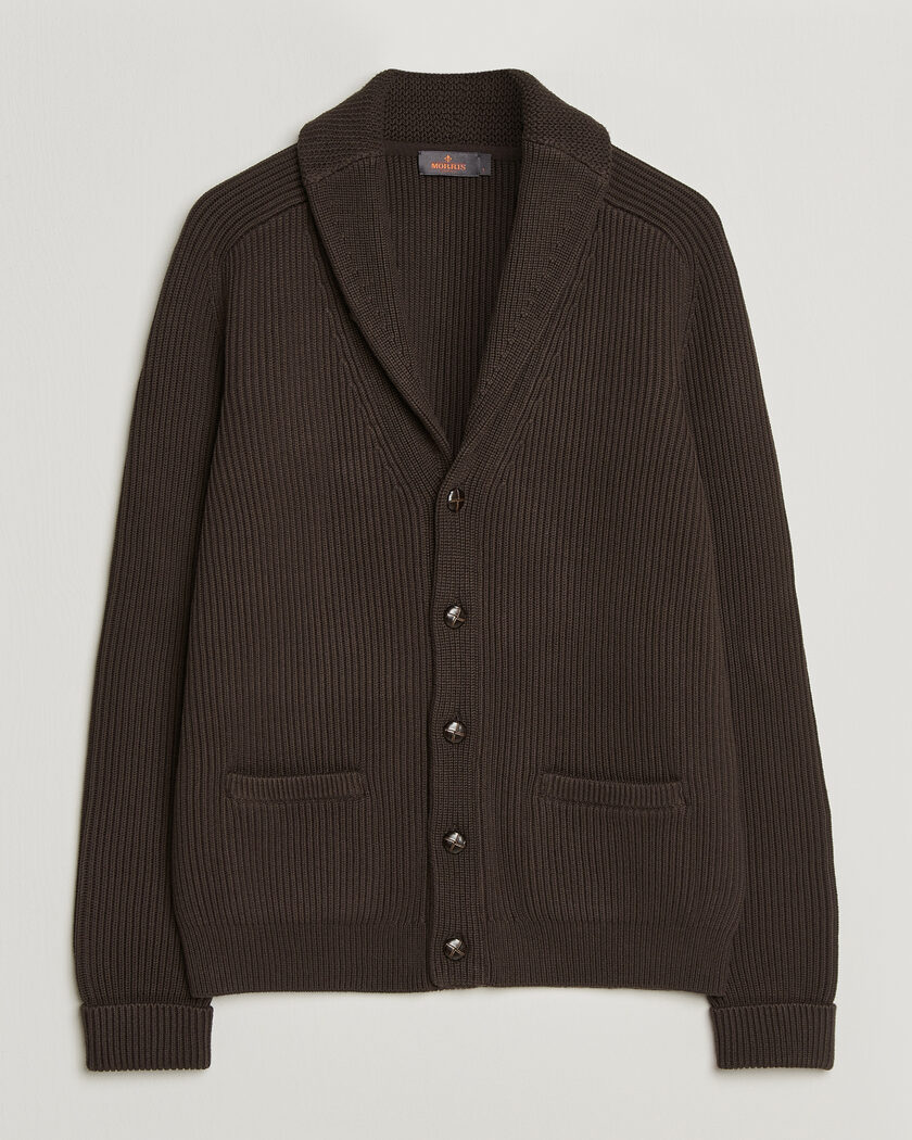 Morris Brayden Shawl Cardigan Brown – Brun