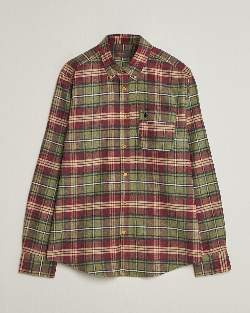 Morris Flanell Big Check Shirt Green – Grøn
