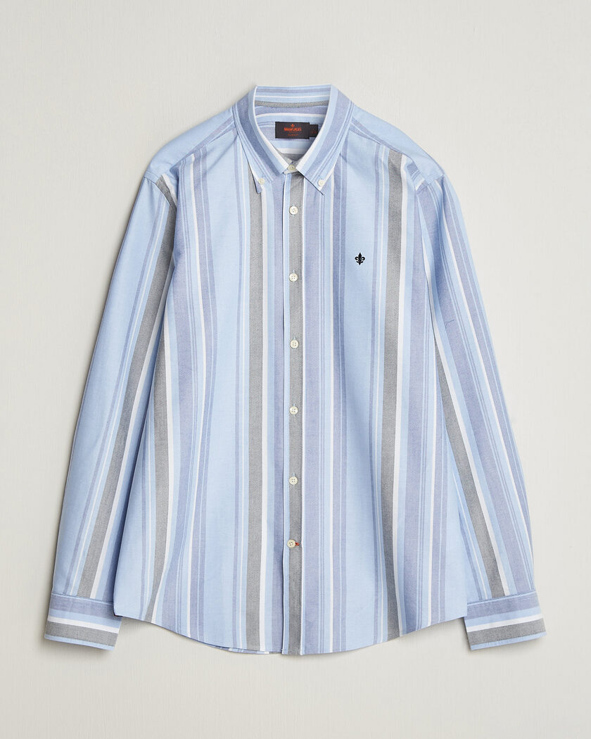 Morris Happy Oxford Shirt Blue – Blå
