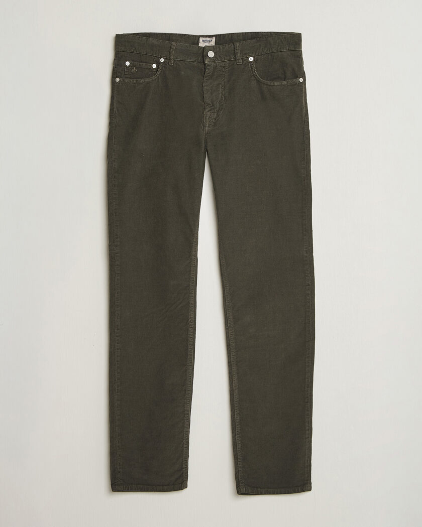 Morris James Cord 5-Pocket Pants Olive – Grøn