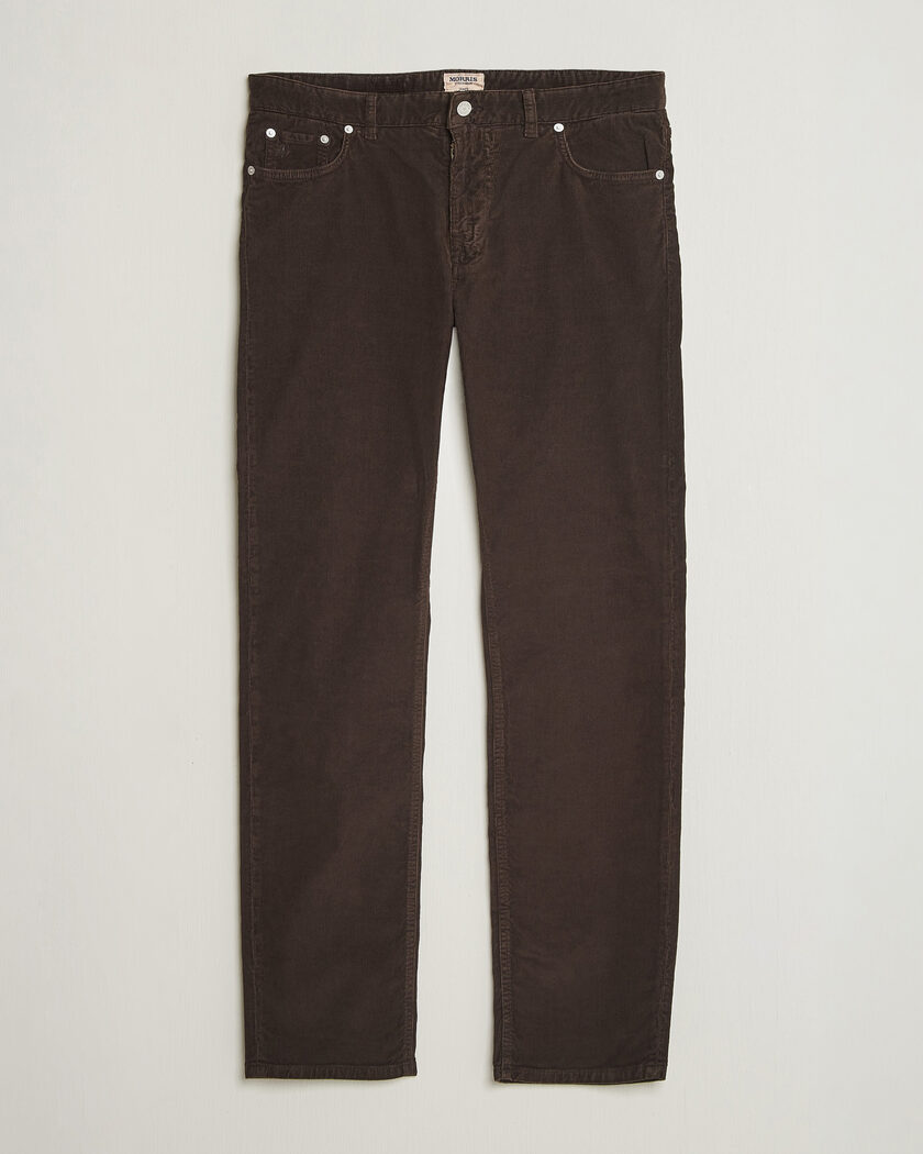 Morris James Cord 5-Pocket Pants Brown – Brun